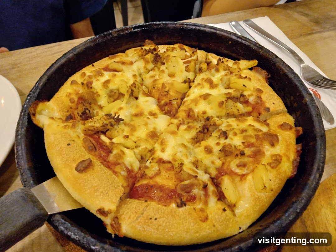 Pizza in a pan