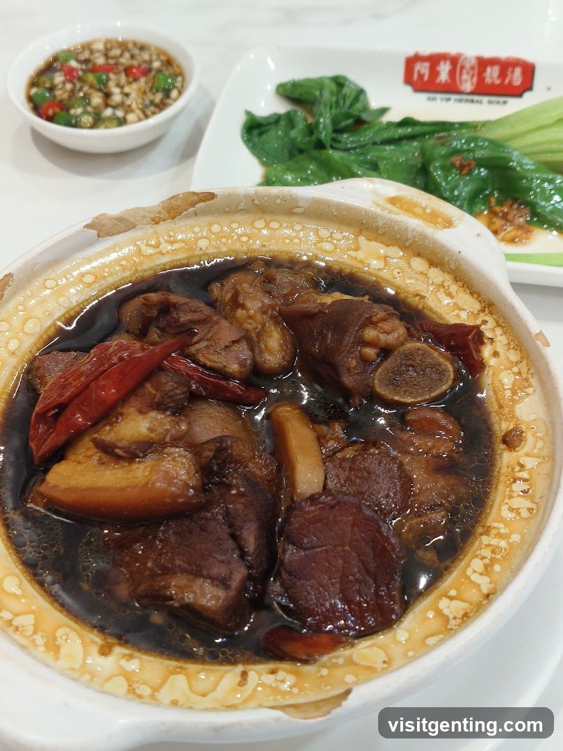 Dish served at a restaurant
