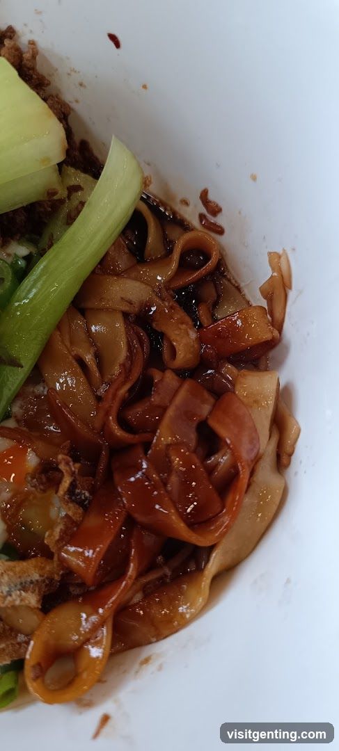 Close-up of noodle dish