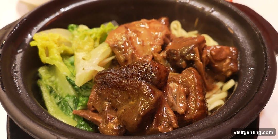 Food in clay pot