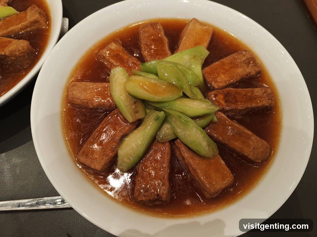 Dish of Tofu and Vegetables
