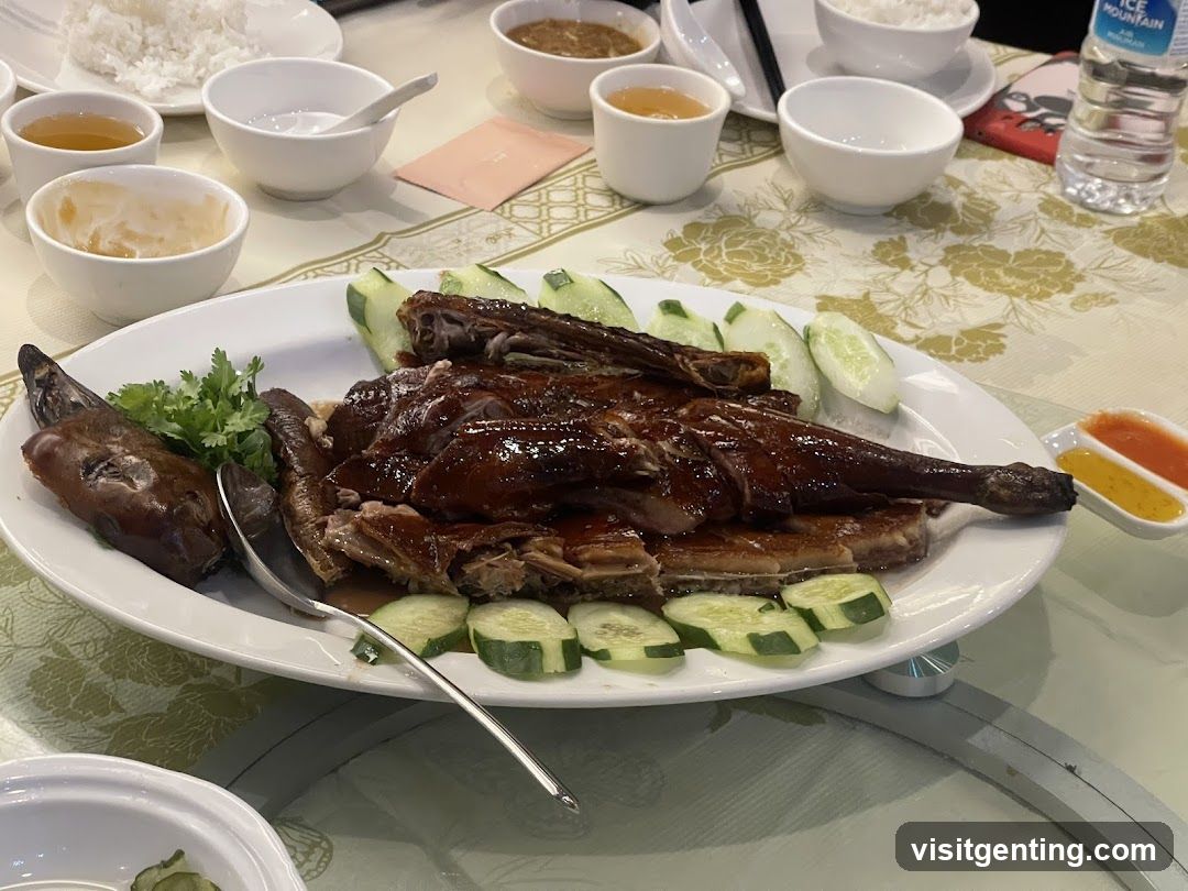 Dining Table with Roasted Duck