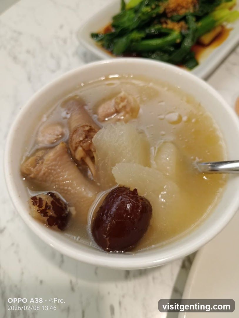 Food served in a restaurant
