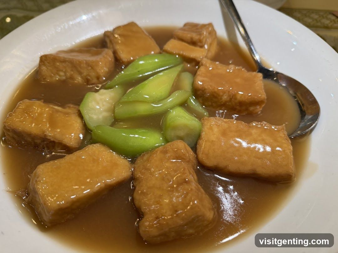 Dish of Tofu and Vegetables