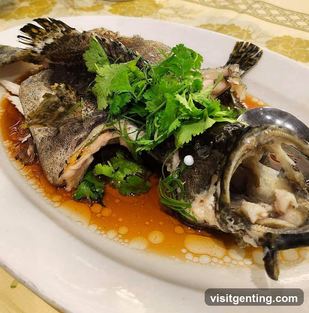 Steamed Fish Dish