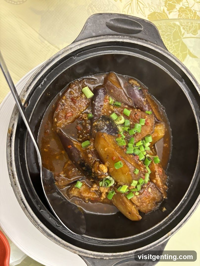 Eggplant Dish in Clay Pot