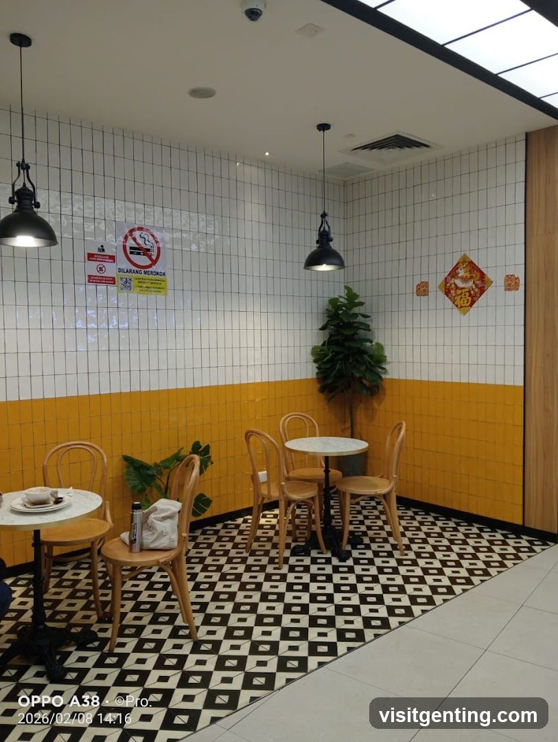 Interior of a café or restaurant