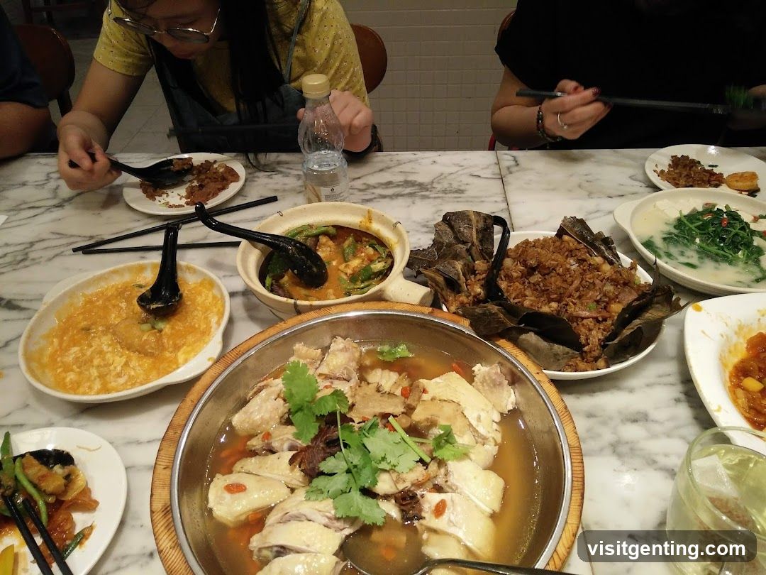 Dining Table with Food