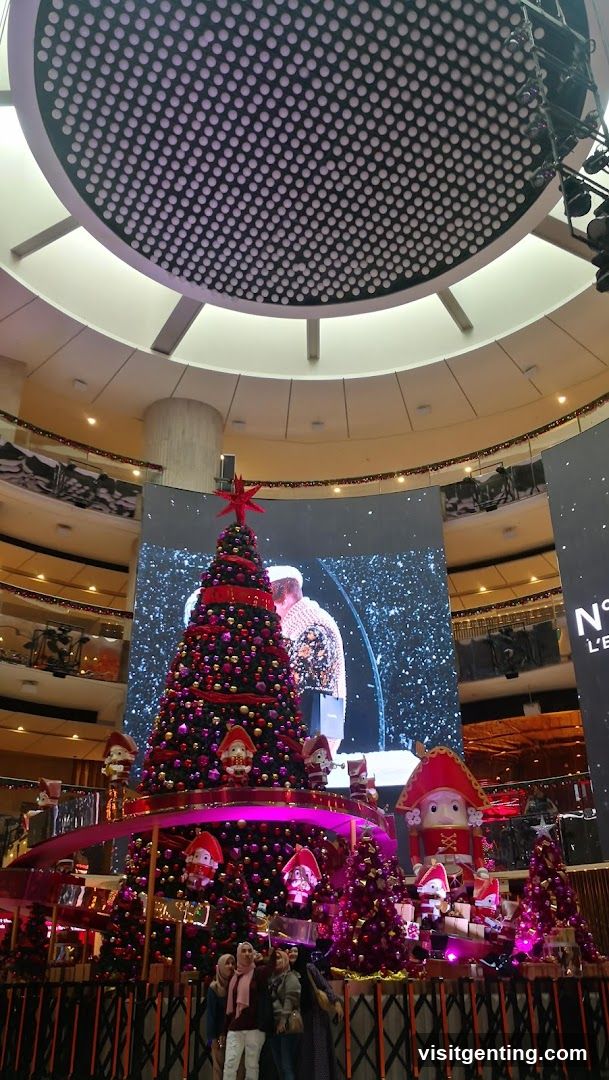 Christmas display in shopping mall