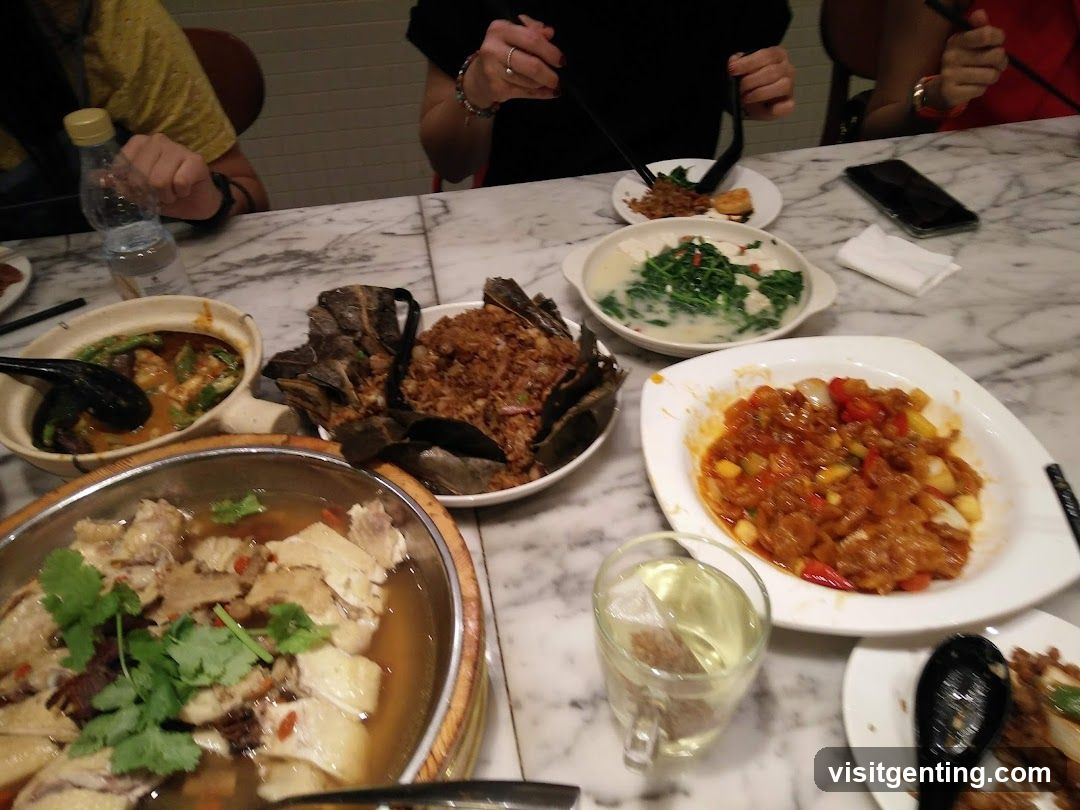 Dining Table with Food