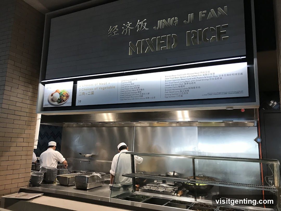 Restaurant Interior - Mixed Rice Section