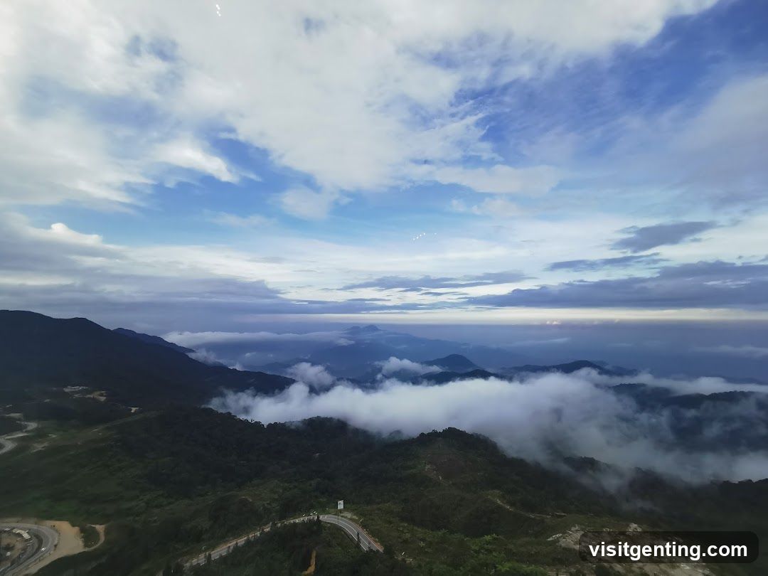 Mountainous Landscape with Clouds
