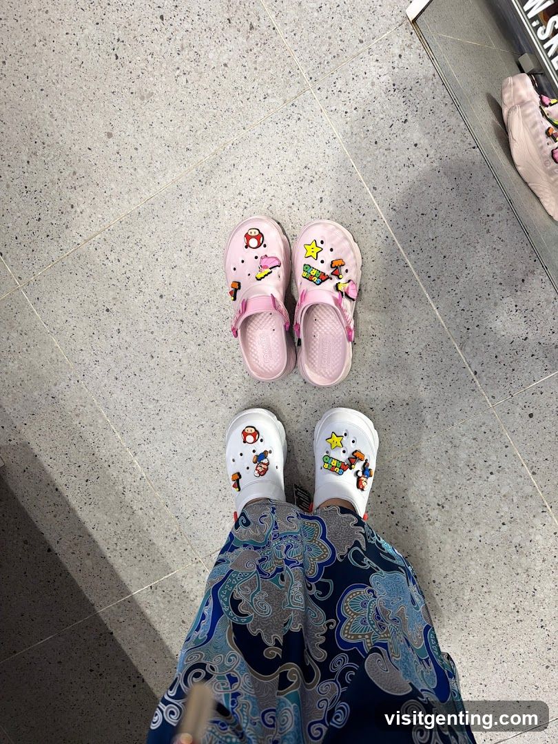 Mario-themed Crocs