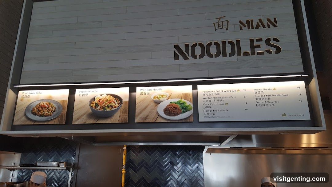 Noodles Menu Board