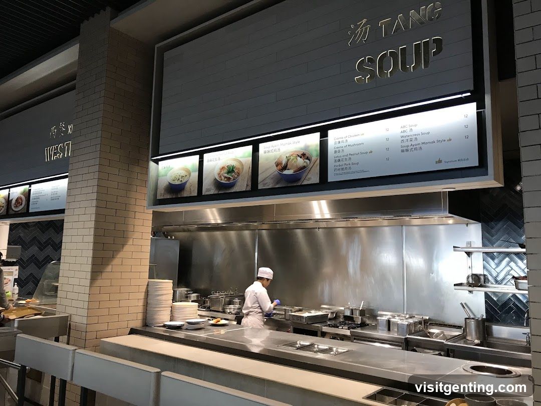 Restaurant Interior - Soup Section