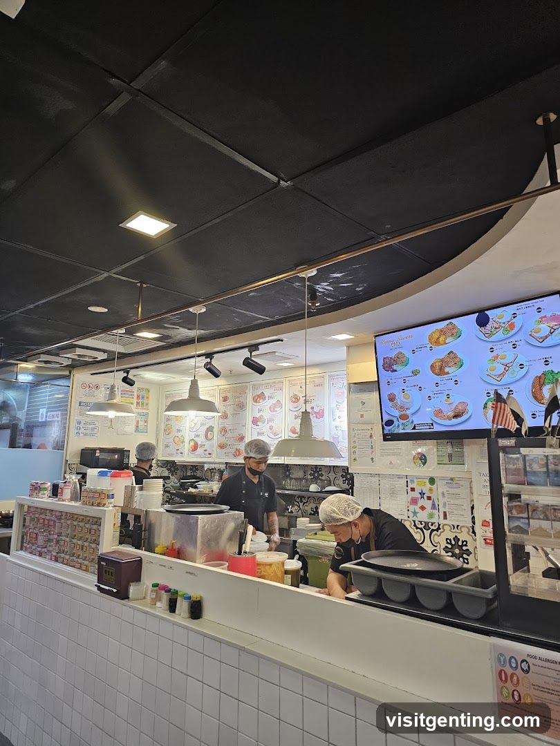 Restaurant Interior Counter Area