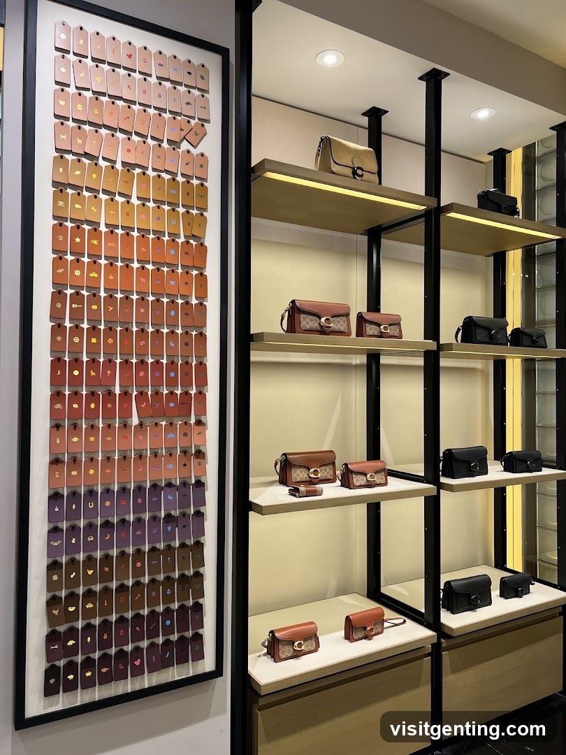 Interior Display of Coach Store
