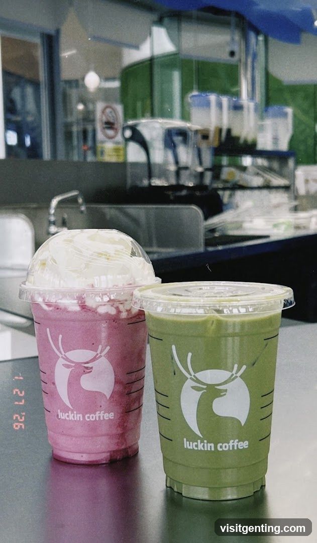 Luckin Coffee beverages