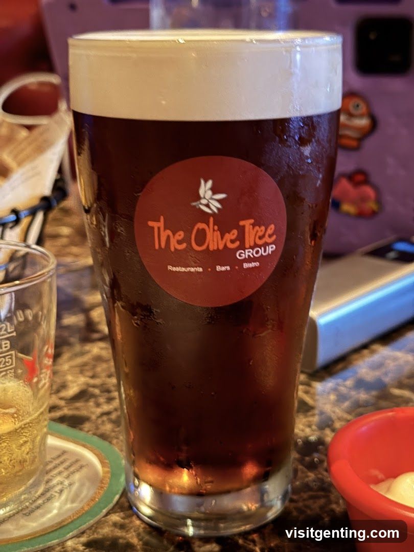 Beer Glass at The Olive Tree Group