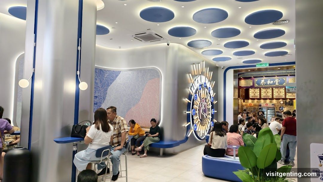 Interior of a modern café or dining space