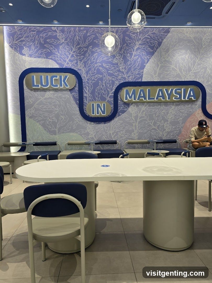 Interior of a café or lounge