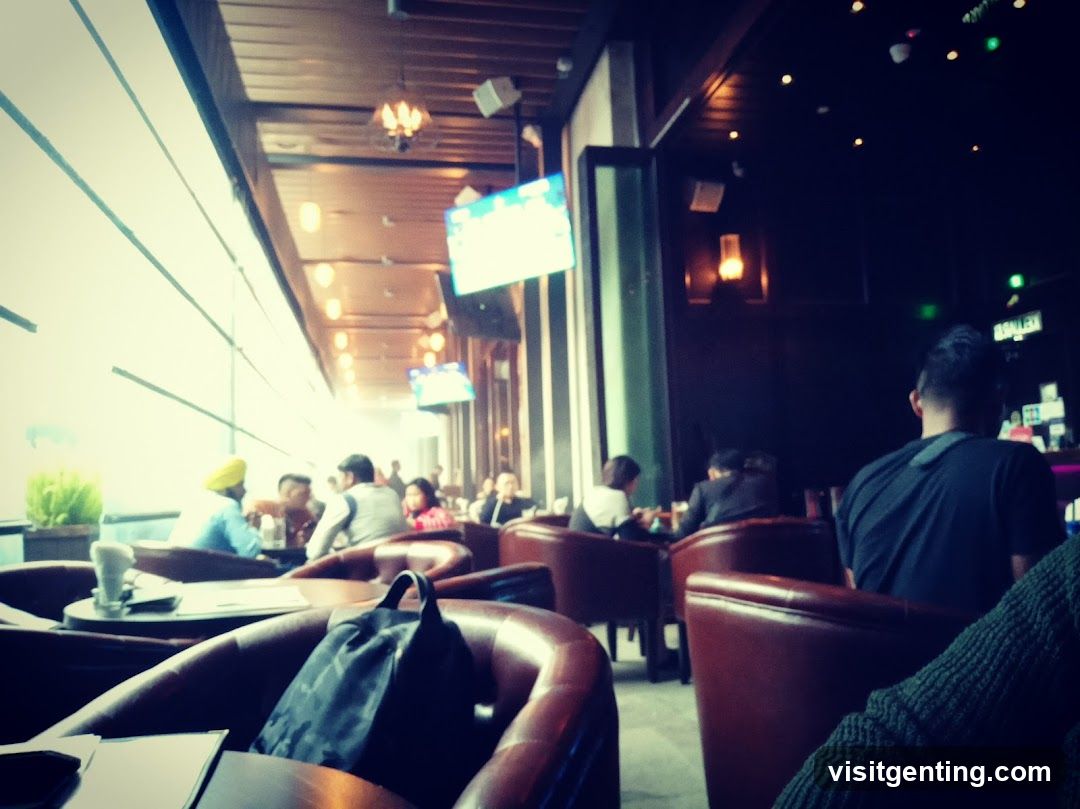Interior of a café or lounge