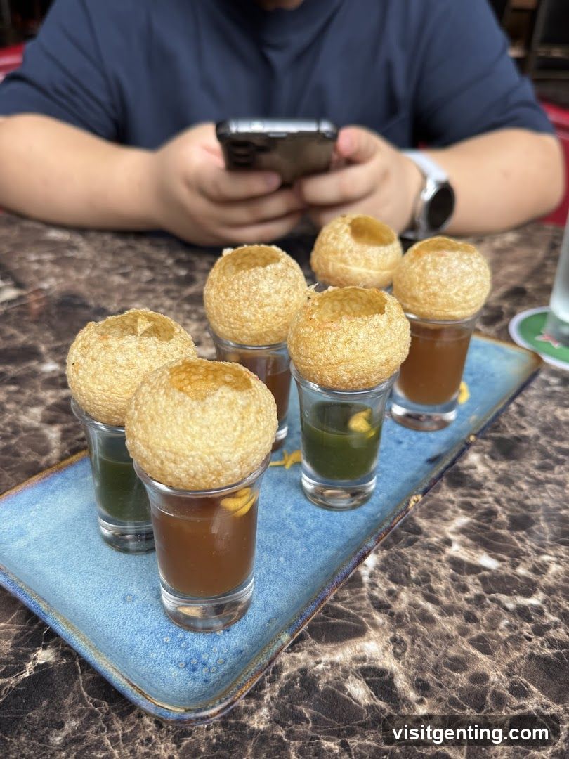 Food served at a restaurant
