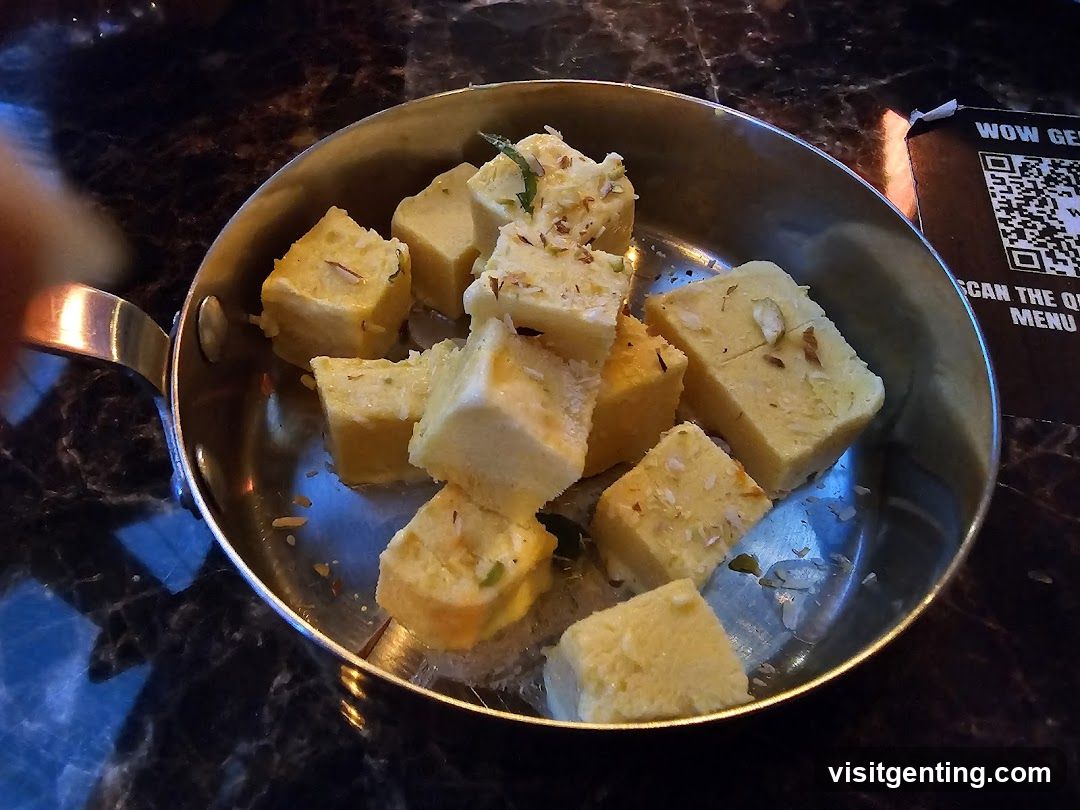 Food served in a pan
