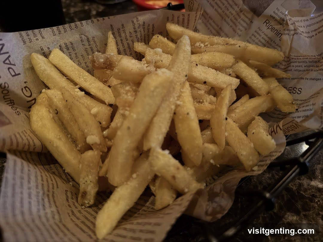 Fries in paper-lined basket