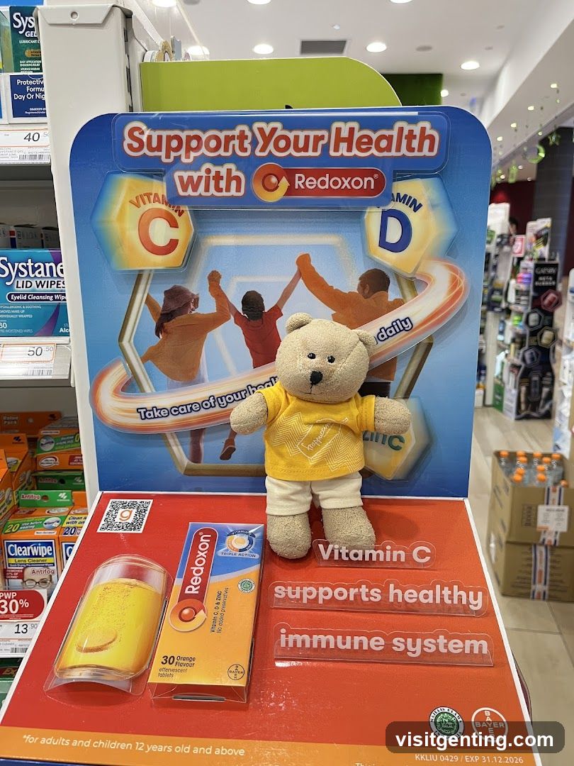 Redoxon Vitamin C Display