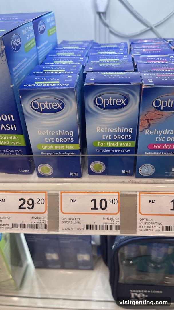 Optrex Eye Drops Display