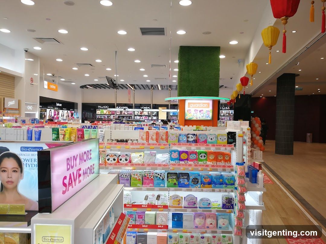 Interior of a retail store