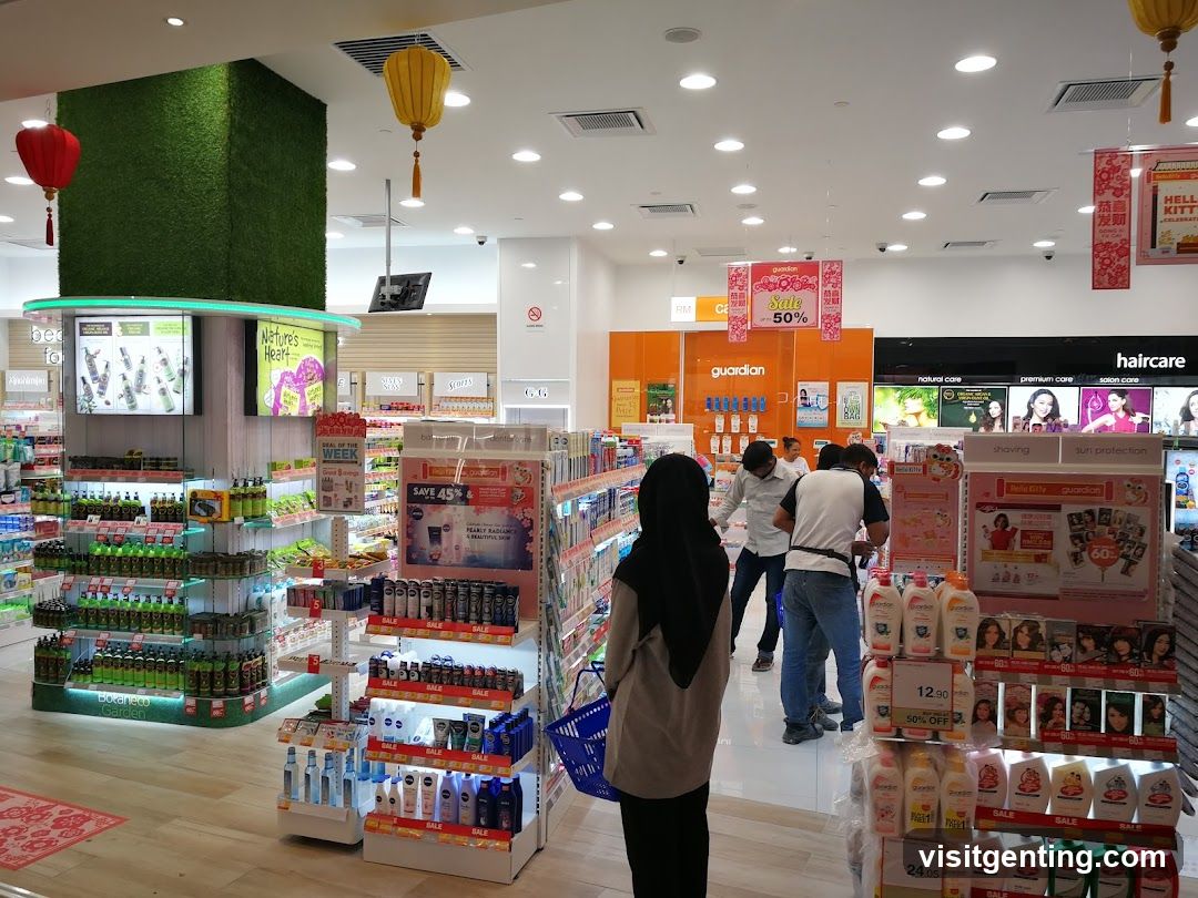 Interior of a retail store