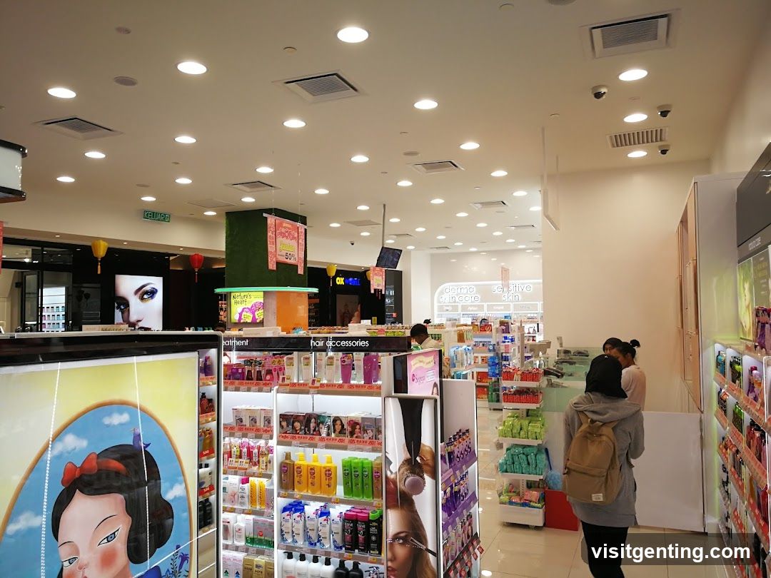 Interior of a retail store