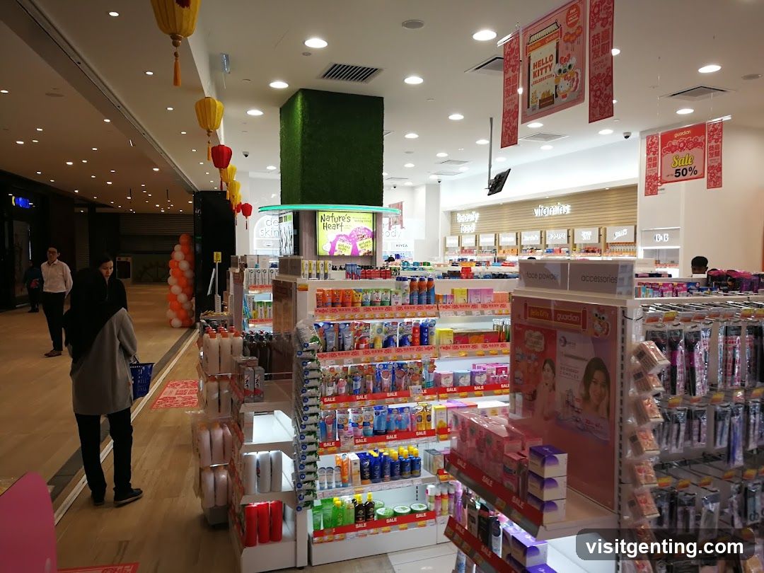 Interior of a retail store