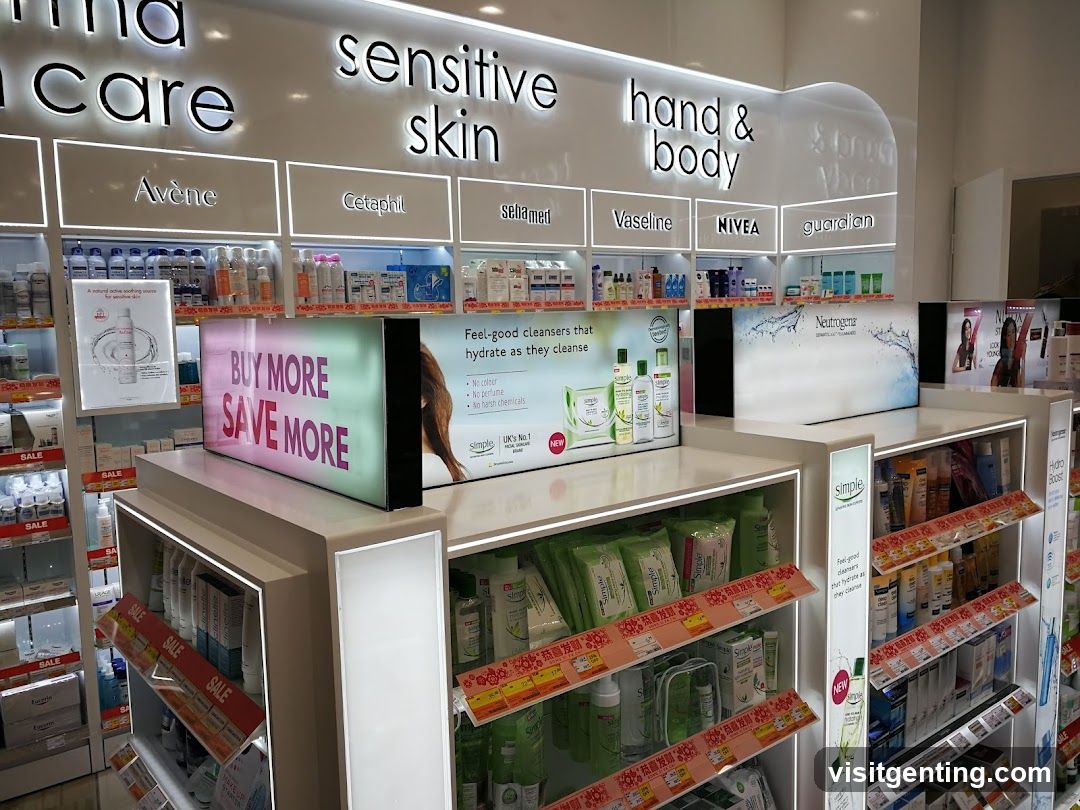 Store Interior - Sensitive Skin & Hand & Body Section