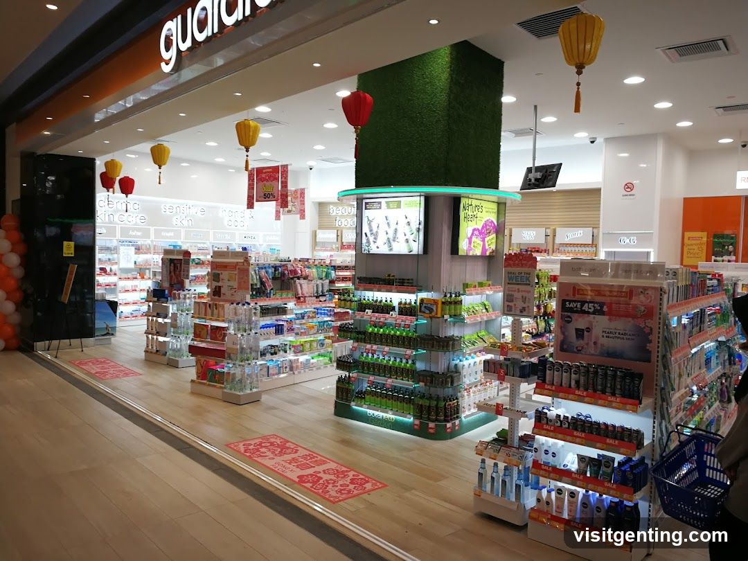 Interior of a retail store