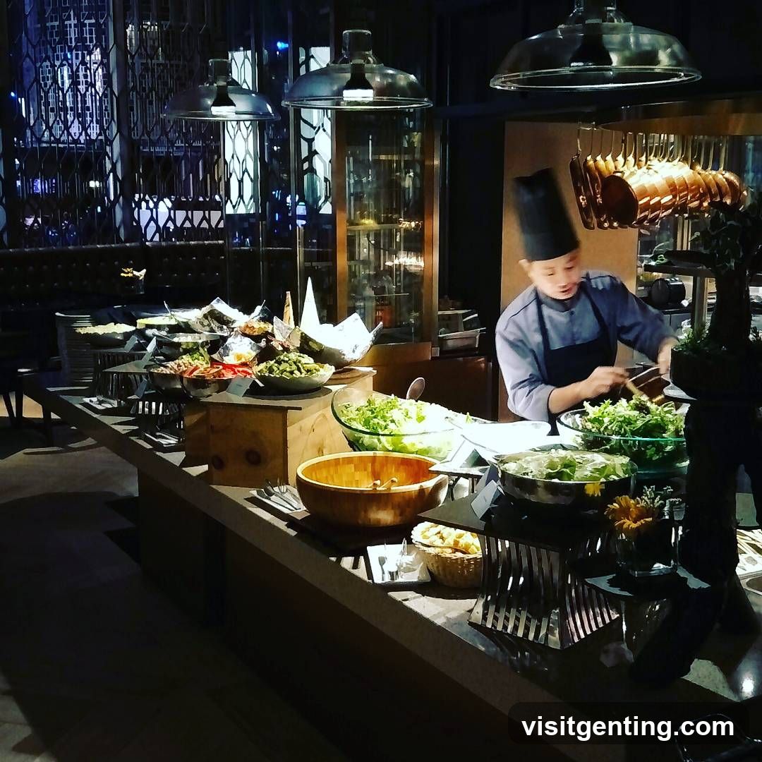 Restaurant Interior Buffet Area