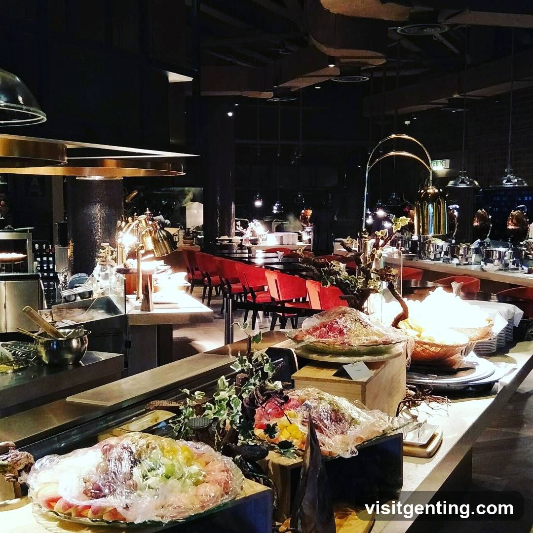 Restaurant Interior Buffet Area