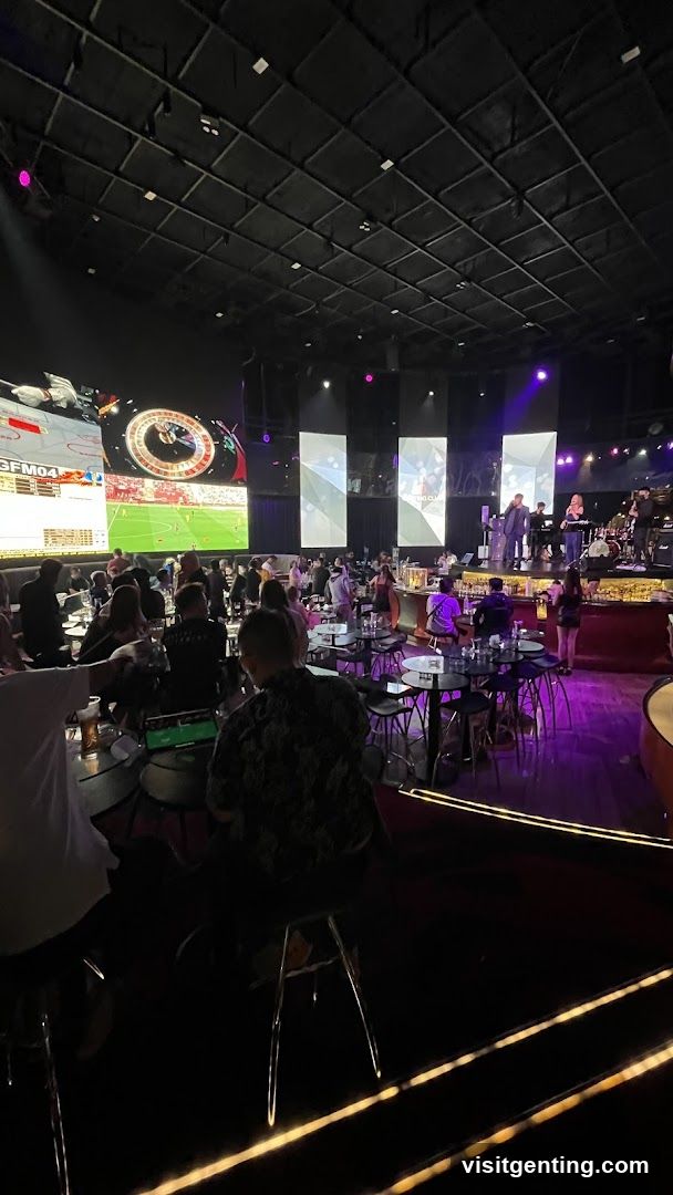 Interior of a casino or entertainment venue