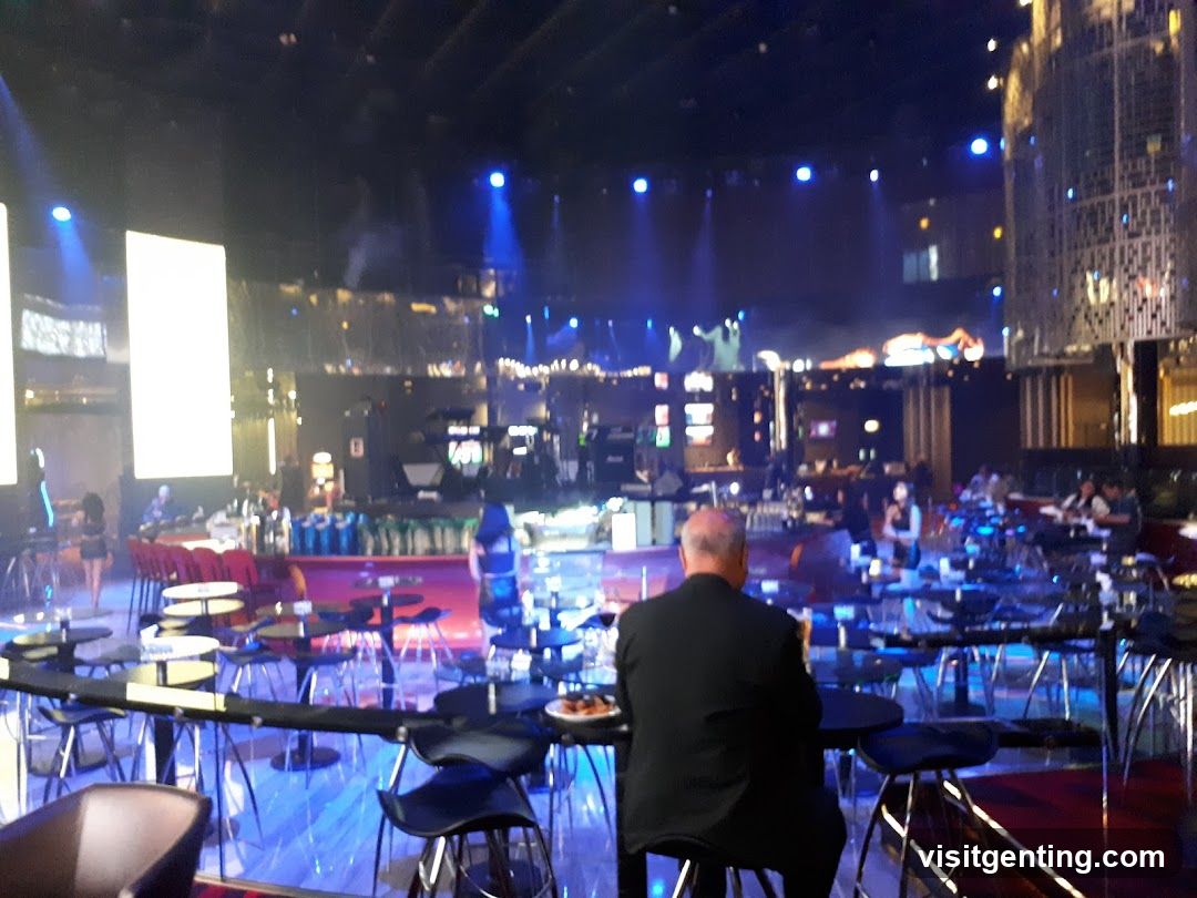 Interior of a nightclub or entertainment venue