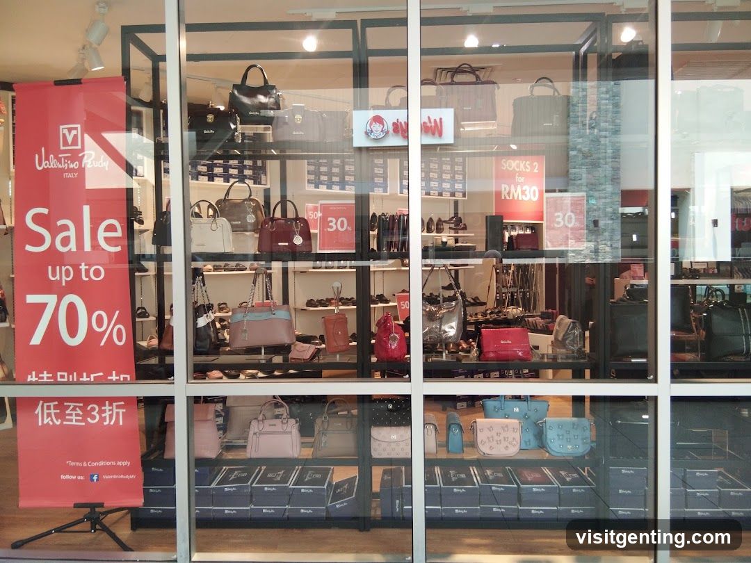 Storefront Display with Sale Banner