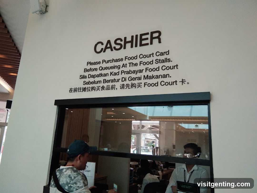 Food Court Cashier Counter
