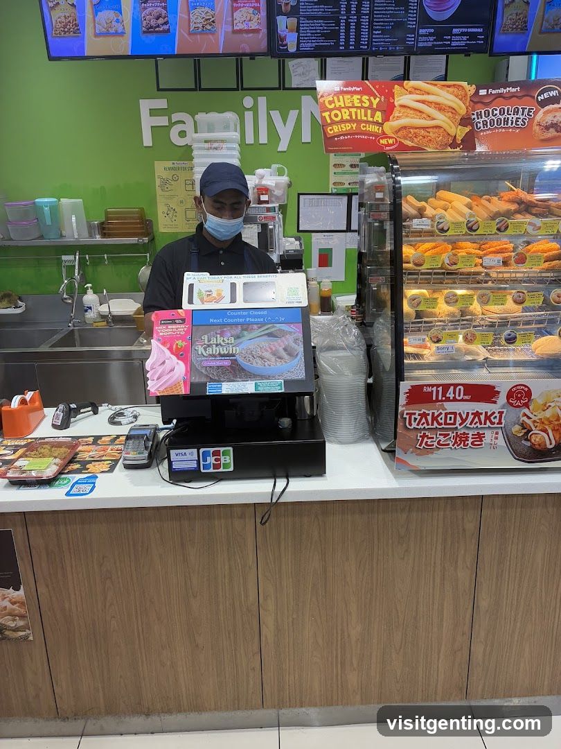 FamilyMart Counter Interior