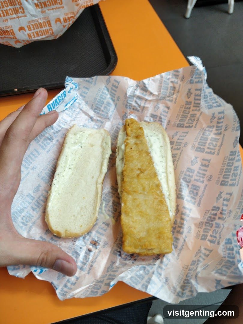 Food Item on Wrapper
