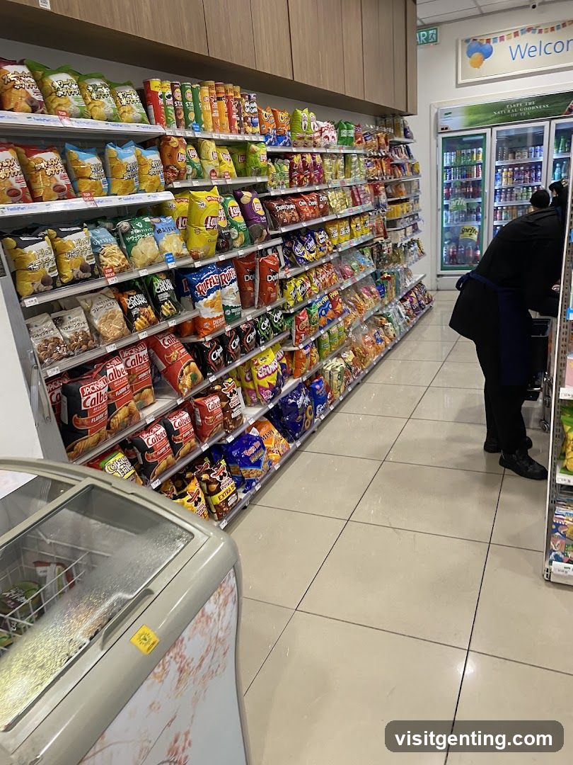 Store Interior Snack Section