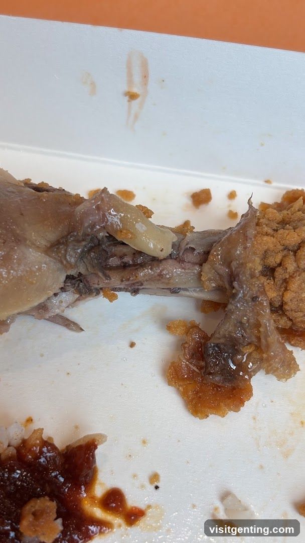 Food Remnants on Plate