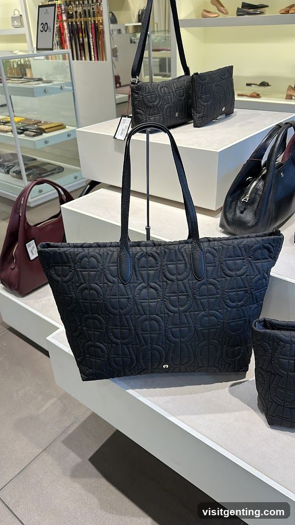 Interior Display of Handbags