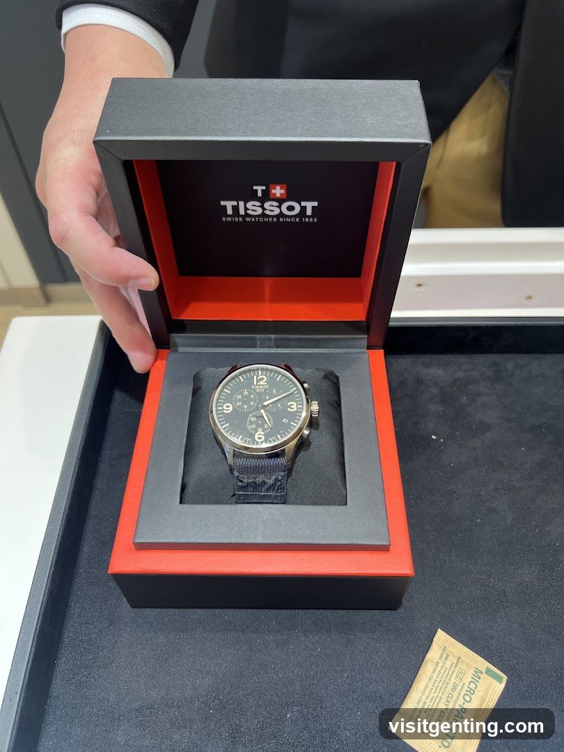 Tissot Watch Display