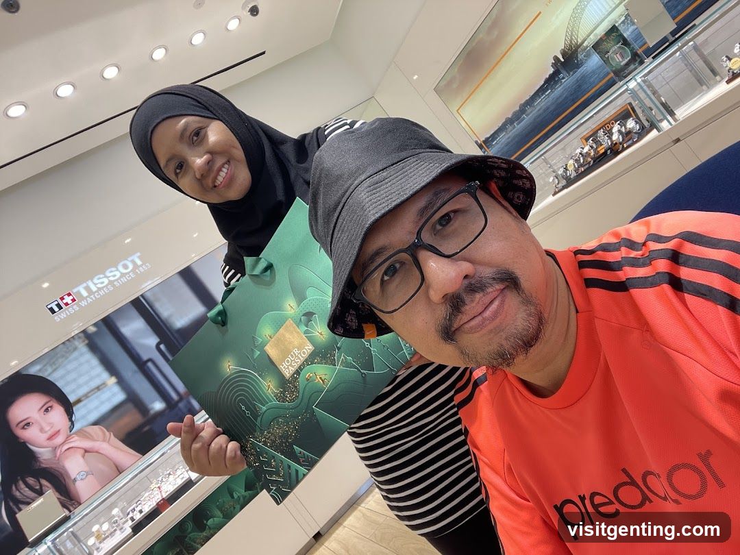 Inside Tissot Store
